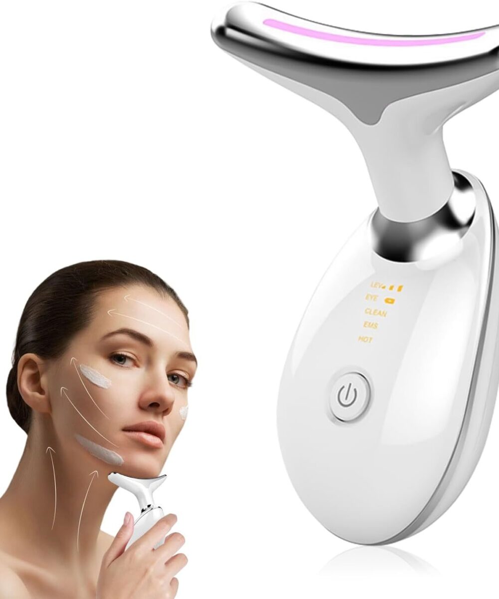 3-Color LED Face & Neck Sculpting Massager