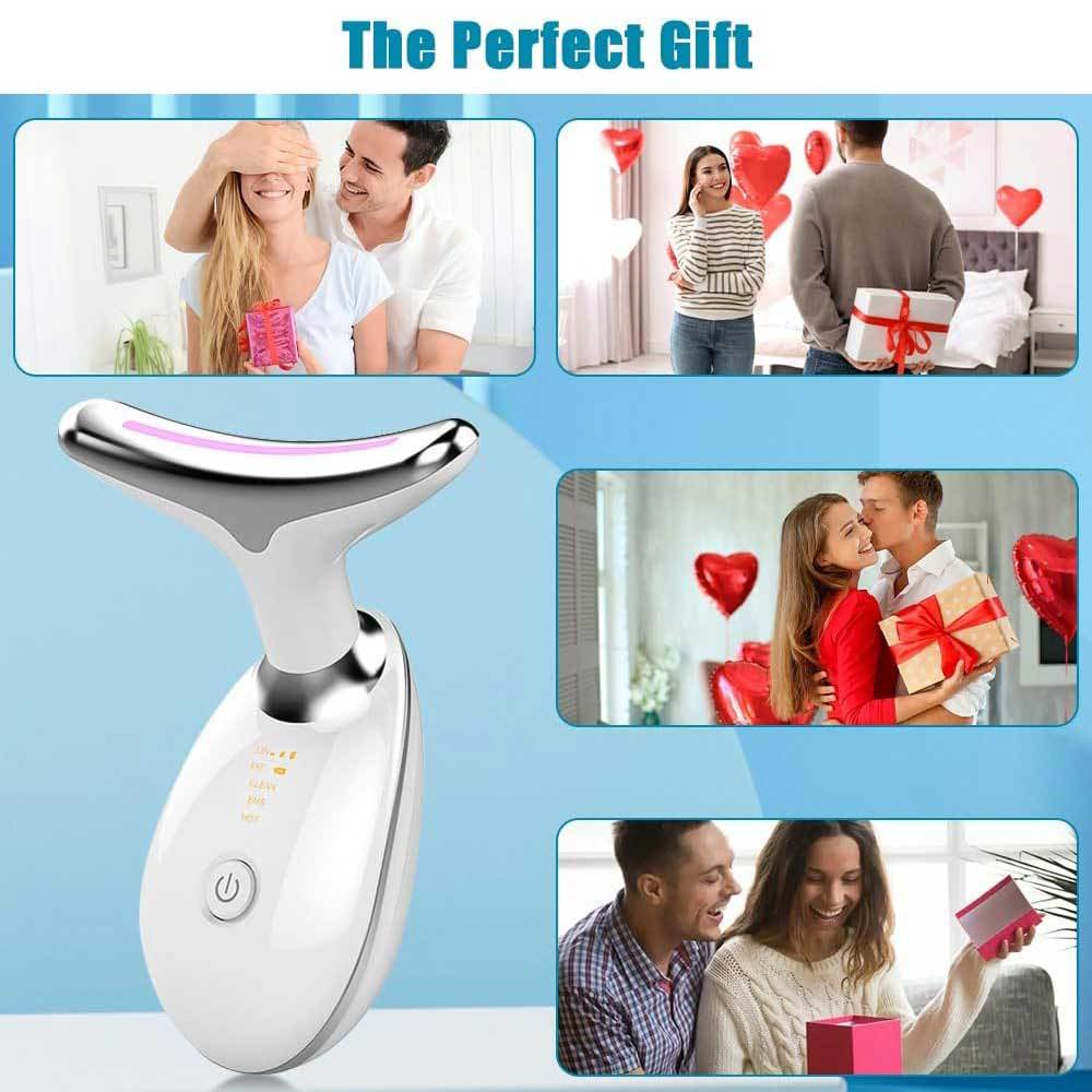 3-Color LED Face & Neck Sculpting Massager - Image 3