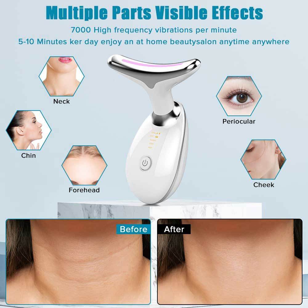 3-Color LED Face & Neck Sculpting Massager - Image 5