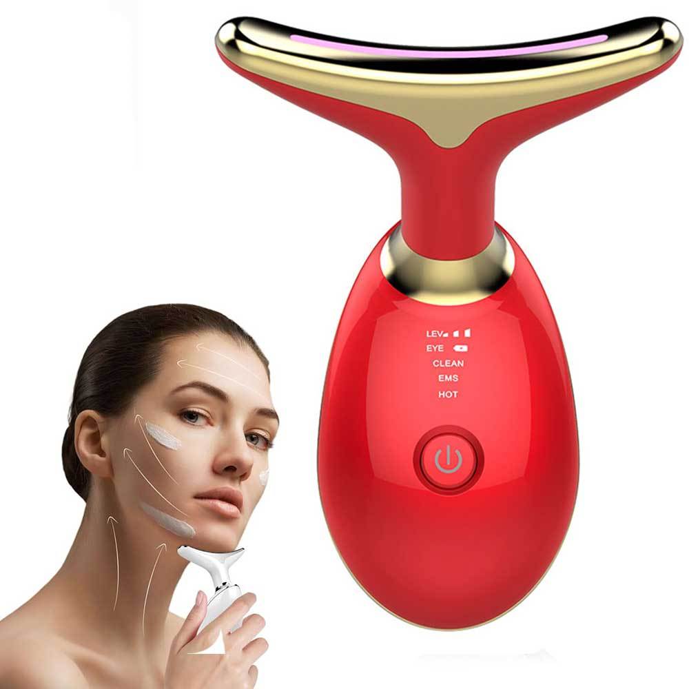 3-Color LED Face & Neck Sculpting Massager - Image 10
